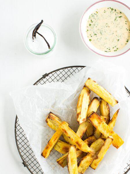 Sweet Potato Fries with Vanilla Bean Salt - Heilala Vanilla US